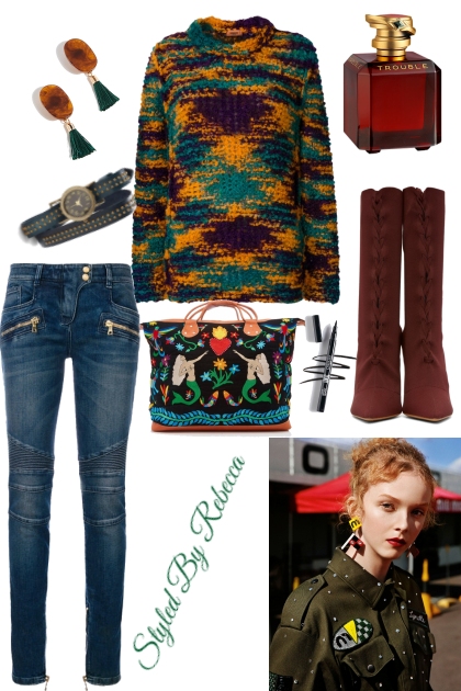 Winter Style For  a Bold City Girl- Fashion set