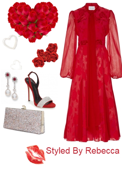 For The Love Of Red- Fashion set