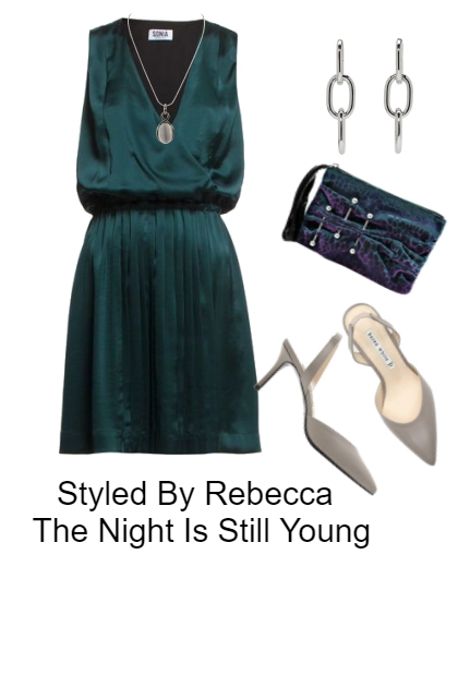 Night Out Style-Green Sheen- Модное сочетание