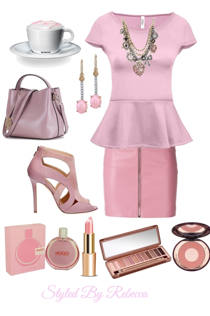 Pink Spring Work Fun Skirts2/25- Modekombination