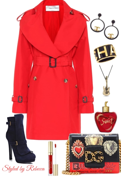 EndGame Red Coat- Combinazione di moda