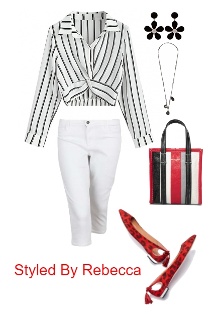 Spring Stripes For Work- Combinazione di moda