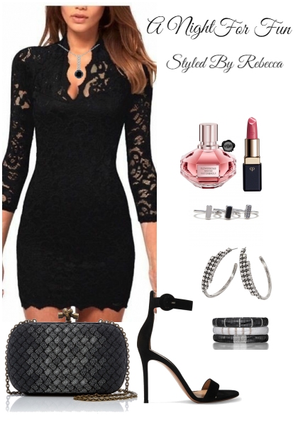 Night Out in Black Lace-4/3- Kreacja