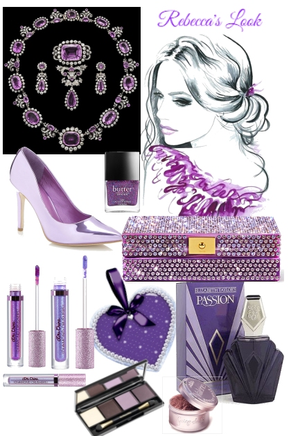 The Look Of Spring Violets- Fashion set