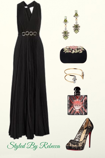 banquet in black- combinação de moda