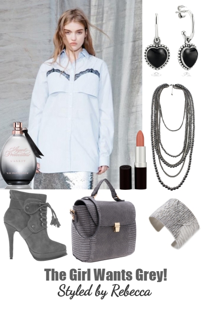 The Girl Wants Grey- Fashion set