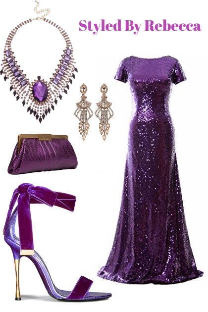 Purple Beauty At Its Best- Fashion set