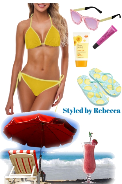 Beach Yellow- Combinazione di moda