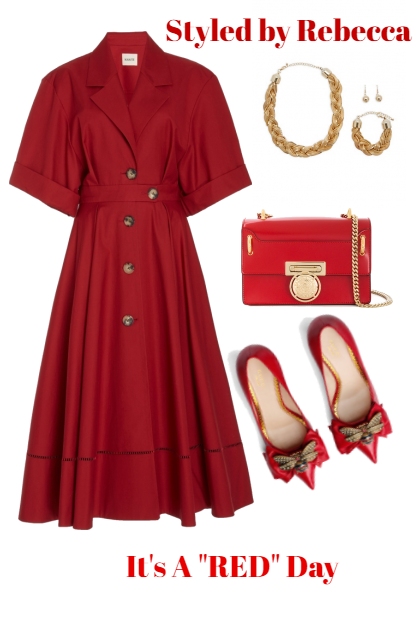 it's a Red Day- combinação de moda