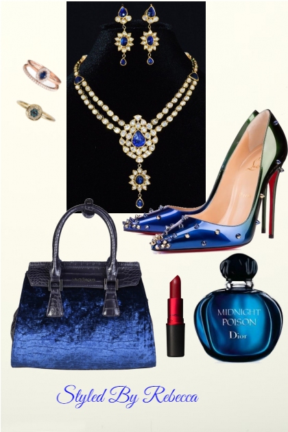Blue Things For Keeps - Fashion set