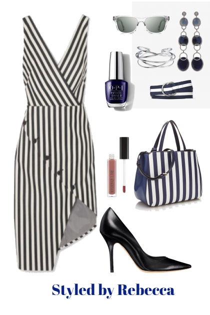 Striped Stride- combinação de moda