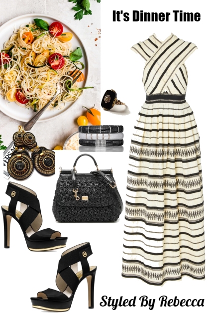 It's Dinner Time With Friends- Combinazione di moda