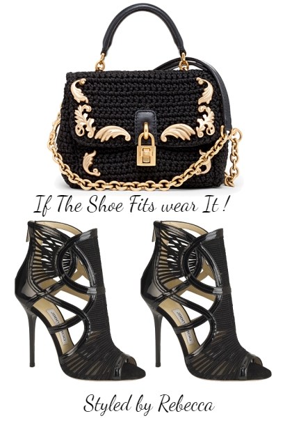 If The Shoe Fits Wear it!- combinação de moda