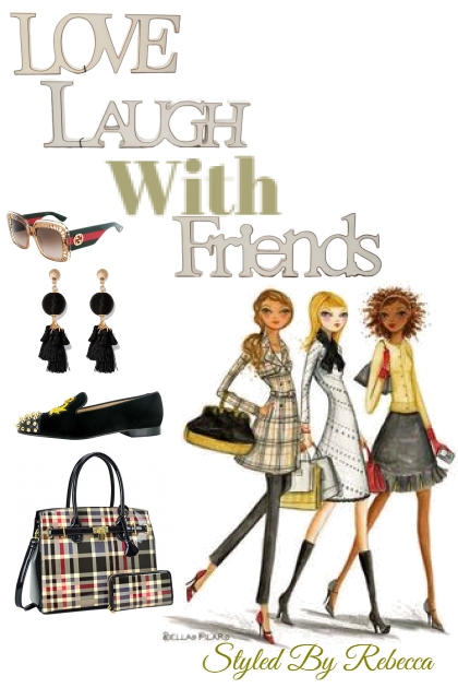 WITH FRIENDS- combinação de moda