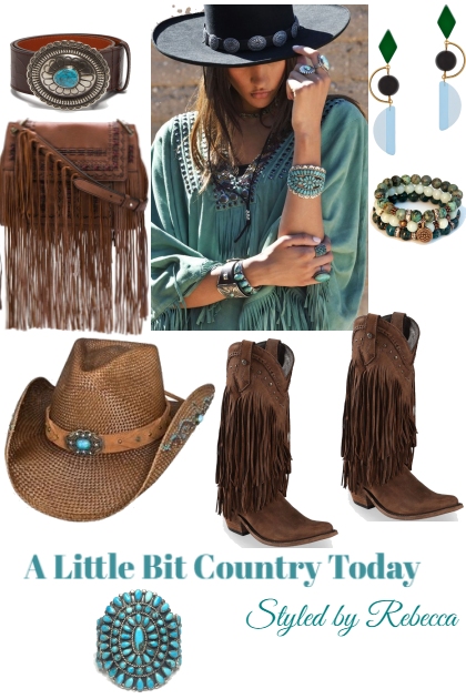 A Little Bit Country Today- Fashion set