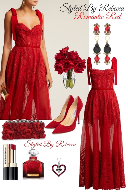 Romantic Red- Modna kombinacija