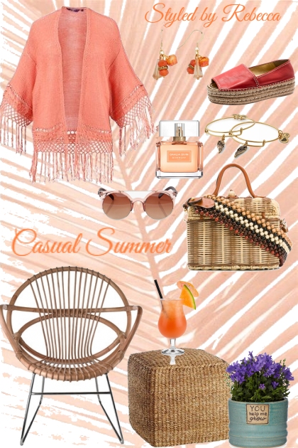 Casual Place For Summer- Fashion set