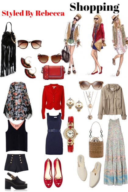 3 Shopping Divas- Combinazione di moda