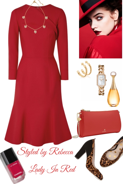 Lady In Red- Fashion set