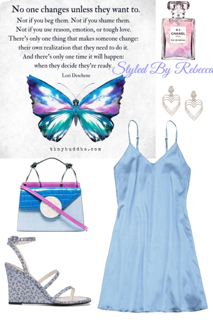 Butterfly Blue- Fashion set