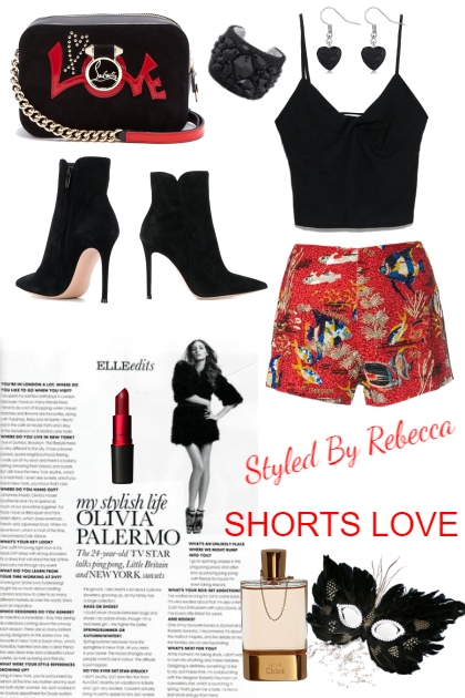 Shorts Love- Fashion set