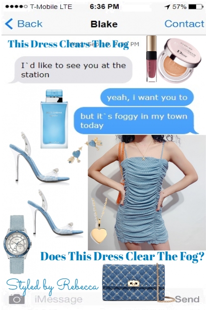 Clear Up The Conversation Dress- Modna kombinacija