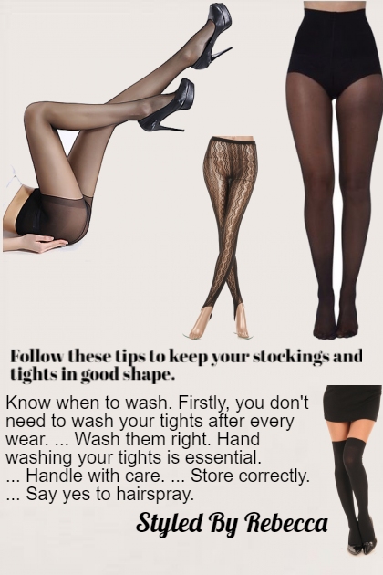 Keep Your stockings and Tights In Good shape- 搭配