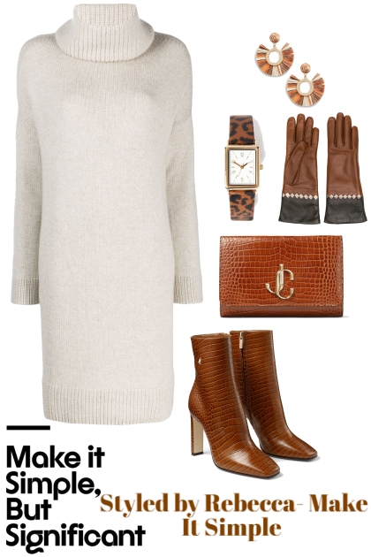 Styled by Rebecca- Make It Simple - Combinazione di moda
