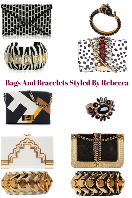 Bags And Bracelets- Fashion set