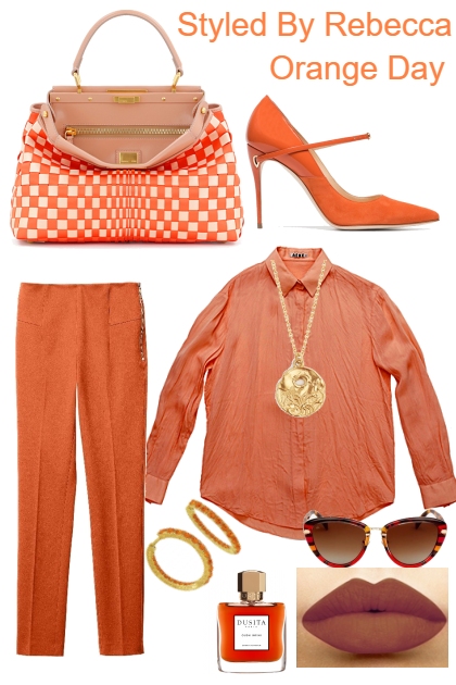 Orange Day- Modekombination