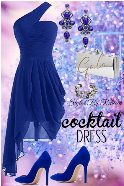 Gala Cocktail Dress- Fashion set