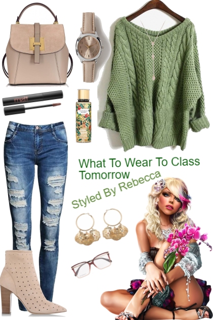 What To Wear To Class Tomorrow -Fall Looks- Combinazione di moda