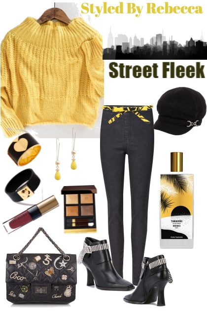 Street Girls In Yellow - Modna kombinacija