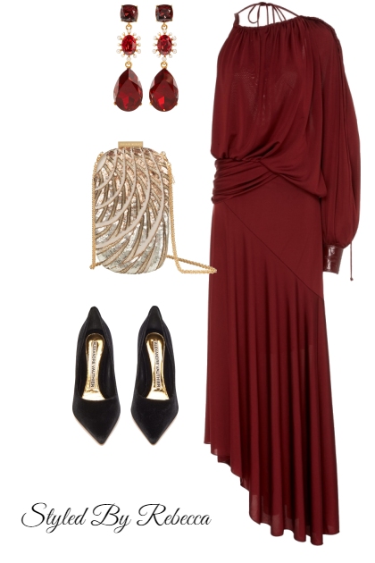 Dinner Date -Ruby Red9/20 - Combinazione di moda