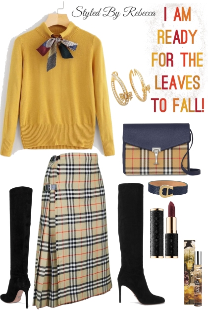 Fall Style -Mustard Yellow- Modna kombinacija