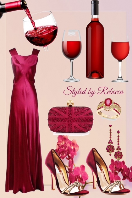 The Color Of Wine - Fashion set