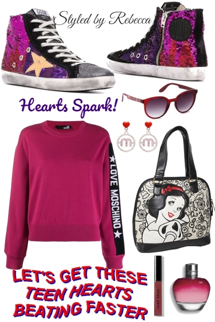 Hearts Spark - combinação de moda