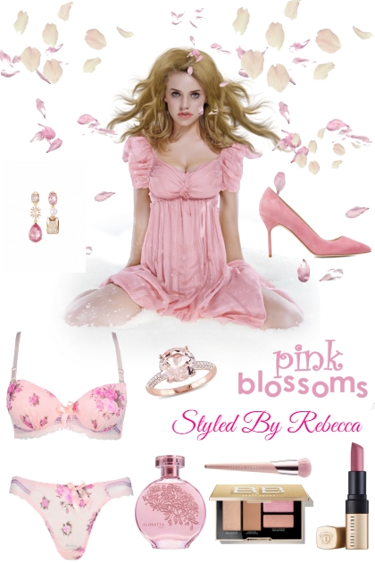 Pink Blossoms- Modna kombinacija