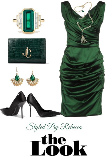 The Look Of Green On A Chic Woman