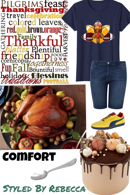 Turkey Day Comfort- Модное сочетание