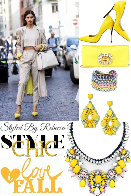 Street Style Chic-Fall Love Of Yellow