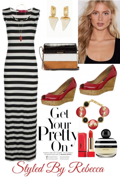 Casual Day In Stripes- Fashion set