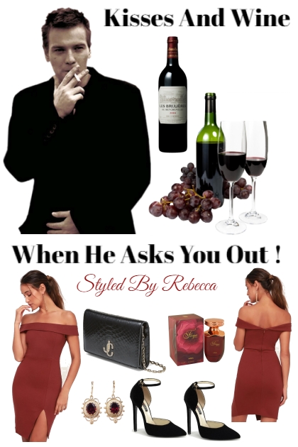 Kisses And Wine - Combinazione di moda