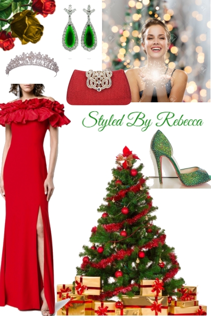 Christmas Day Bling For Pictures- Combinazione di moda
