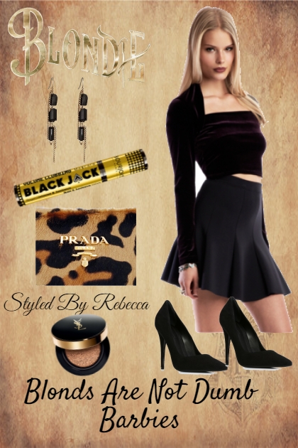 Black Jack Blond- Fashion set