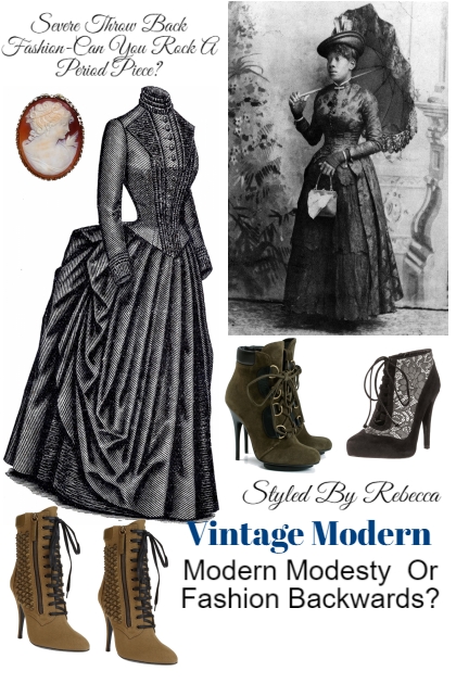 Vintage Modern- Modna kombinacija