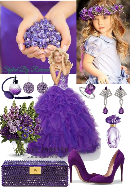 Wedding Purple- Modna kombinacija