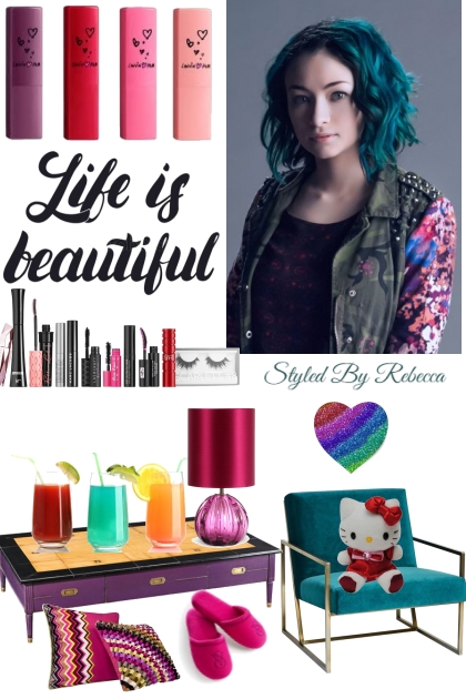 Life is Beautiful In Color- Combinaciónde moda