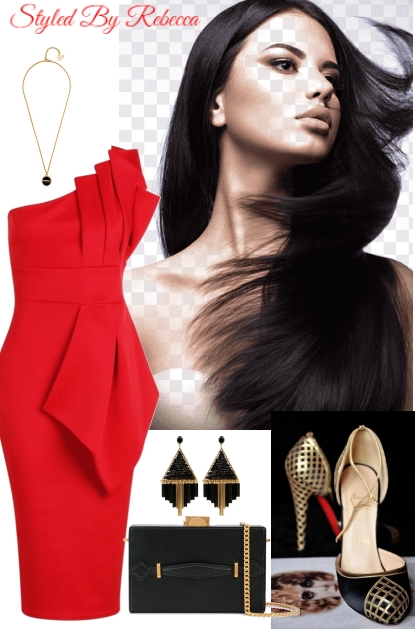 The Beautiful Red and Bold- Combinaciónde moda
