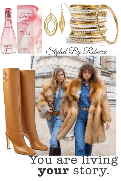 Live Your Story In Your Boots- Fashion set
